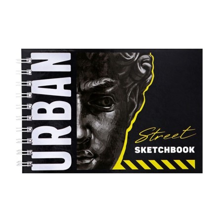 A5 sketchbook, 80 sheets on the crest on the short side of the “graphics”, solid cover, block 100 g/m²