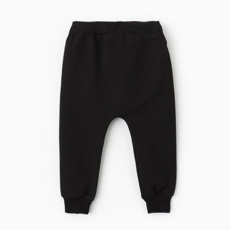 Pants for a boy, black color, height 92 cm-3