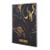 The diary is notatored on the gluing A5 80 sheets, the soft cover "Black Black"