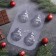 Form for chocolate and sweets Plastic "Mini Santa Claus", cell size 5 × 7 cm, color transparent color