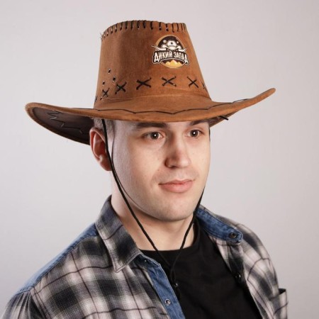 Cowboy Hat "Wild West", district. 56-58, sandy color-1