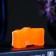 Figure soap "Happy Jam Day" white on Orange, 45g