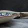 Lryagan Round Rishtan Ceramics, 41cm, white with blue, red-yellow-green pattern