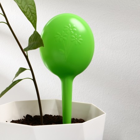 Auto -polywave for indoor plants, 380 ml, green, 2 pcs., Plastic, height 28 cm, Greengo-14