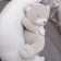 Musical Suspension "Gray Bear", groovy, with a rattle, on a crib, stroller, crumb I