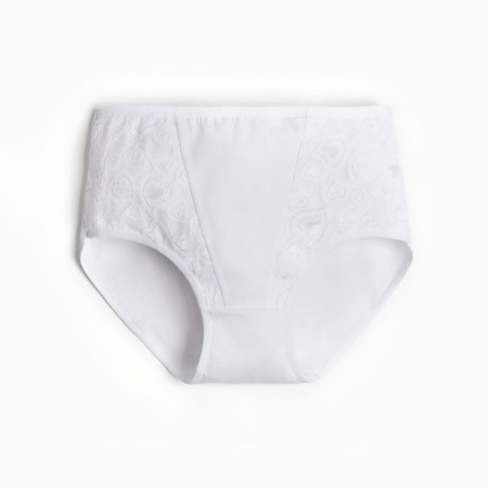 Panties female color white, size 52-54