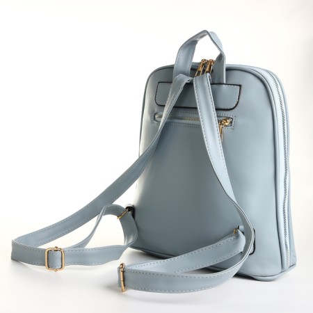 City backpack with lightning, blue color-1