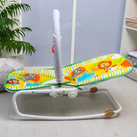 Shakelong - a rocking chair for newborns "Africa", game arc, toys mix-7
