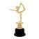 The award figure "Gymnastics", the plastic stand is black, 19 x 9 x 6.5 cm.