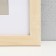 MDF photo frame "Ellis" 40x50 cm, with a paspartm, natural (plastic screen)