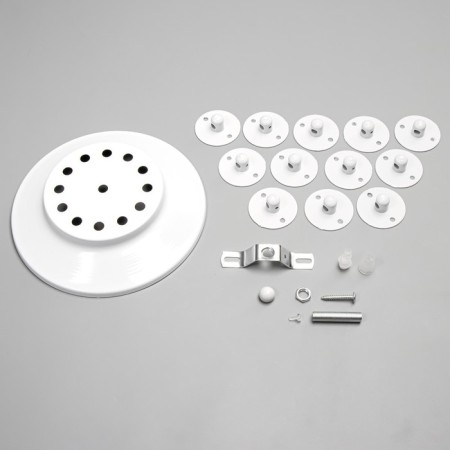 Set for the lamp "Pauk-12" white 25x25x4cm