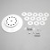 Set for the lamp "Pauk-12" white 25x25x4cm