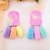 Hair elastic band "Mahrushka strip" (set of 3 pcs) wide, mix