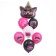 Bouquet of balls “Hb to You”, cat, latex, foil, set 7 pcs.