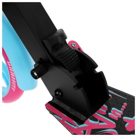 Sugan Graffiti Lux 200, folding, Pu 200 mm wheels, front shock absorber, ABEC 11 Carbon, black color-4