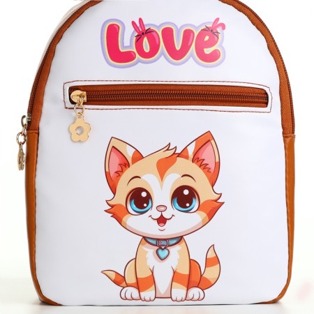 Backpack baby cat, 19*9*23, lightning departure, n/pocket, red-4