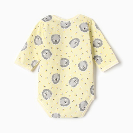 Body Bloom Baby Hedgehogs with dl. Sleeve, p. 68 cm, yellow-4