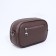 Cross-Bodi bag on zippers, external pocket, brown color