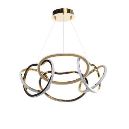 Lamp with PDU "Martin" LED 90W 3000-6000K gold 60x60x27-127 cm