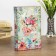 Safe-book wood "Flowers drawn by watercolor" leatherette 21x13x5 cm