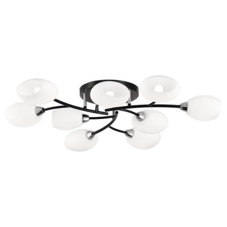 Ceiling chandelier Citilux "Florida" CL148195, 92x92x14.5 cm, 9x60W, E14, Black Color Black