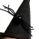 Carnival hat with a spider, black color