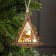 Christmas tree toy "Christmas tree with a deer", from batteries, a glow of warm white