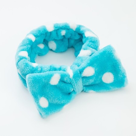 Set for a bathhouse and bathroom Ethel "Peas" towel-Pareo 75*120 cm+bandage, central blue-10