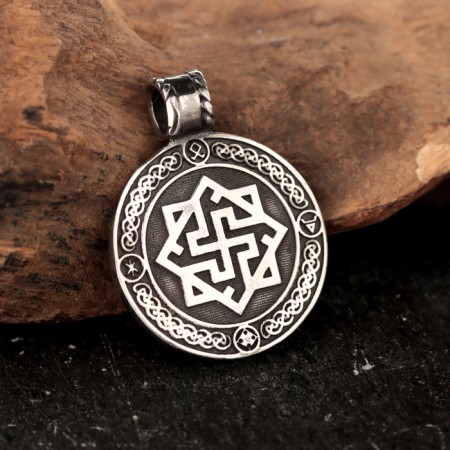 Slavic amulet "Valkyrie", 9 g, 30x24 mm-1