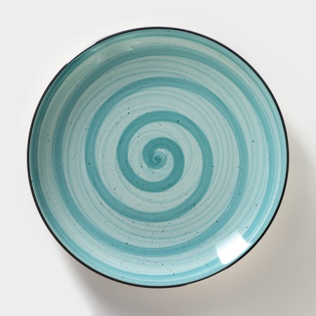 Ceramic Elrington plate “Airgraph. Mint breeze ", d = 27 cm