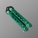 Knife Knock "Killer" 11cm, blade 40mm/1.1 mm, green
