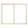 Piece for canvas Calligrata, 1.8 x 80 x 100 cm, frame width 36 mm, pine