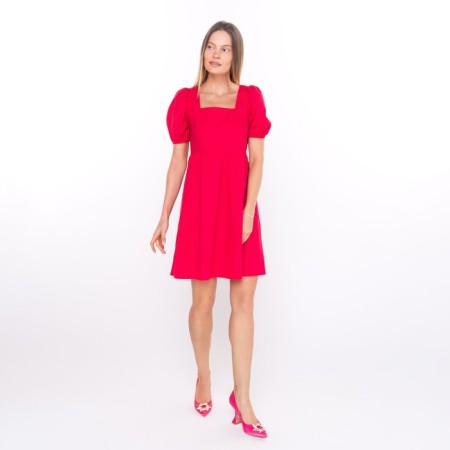 Women's dress, bright pink color, size 42