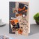 Postcard "Congratulations!" car, coffee, 37.9x16 cm