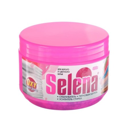 SELENA bleach, powder for white and colored fabrics, 400 g