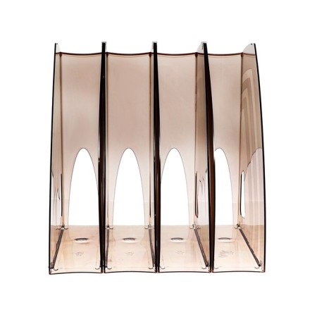 Paper tray Vertical Calligrata "premium", 70mm, tinted smoky-3