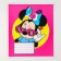 Notebook in a ruler of 12 sheets, 5 types of mix, cover coated paper, Minnie Mouse