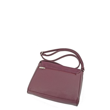 B2759 Bag Messenger, valve department, burgundy color 21x26x7cm-1