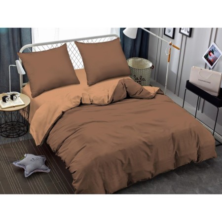 Bed Lowworm euro Amore Mio, size 200x210 cm, 200x215 cm, 70x70 cm - 2 pcs, beige color
