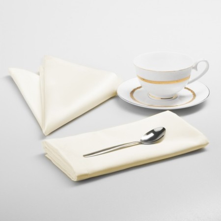 Set of napkins "Donna", size 43 x 43 cm - 6 pcs, cream