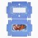 Box for chocolate "Snow Fairy Tale", with a window, 16.4 x 8.4 x 1.7 cm, New Year