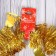 Tinsel shine bell d-8 cm 2m mix color 6037