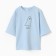 Children's Minaku T -shirt: Exclusive Print, Blue color, height 134 cm