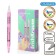 Bilateral marker textbook 4 mm, Erichkrause, "Visioline V-16 Erasable Pastel" Color Pink