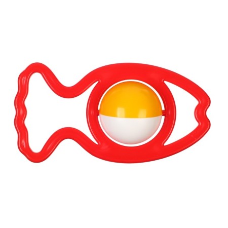 Rattle "fish", color mix, aelyta-2