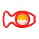 Rattle "fish", color mix, aelyta