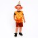 Carnival costume pumpkin, vest, orange hat, height 116-134