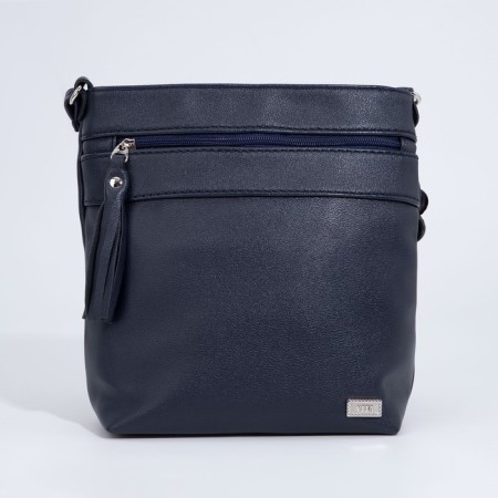 Bag-bodi Boda vita with a zipper, blue color-2