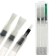 A set of calligraphic brushes nylon, flat, 3 pieces: No. 4, 7, 10, with a tank