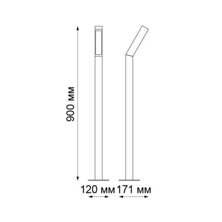 LED LED Cornu, 8 W, 3000K, LED, brown color-1